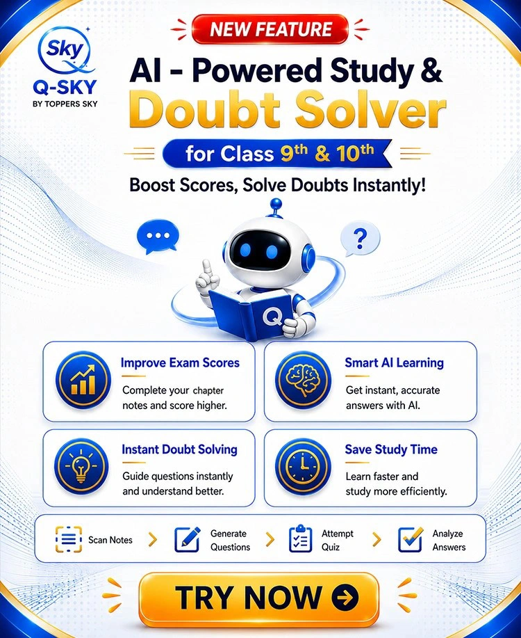 Q-Sky AI-powered study and doubt solver for Classes 9 and 10